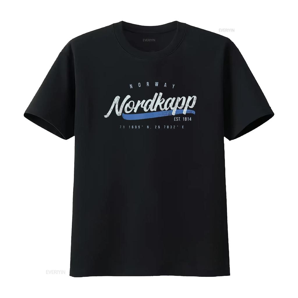 Norway Nordkapp Est. 1814 Coordinates T-Shirt