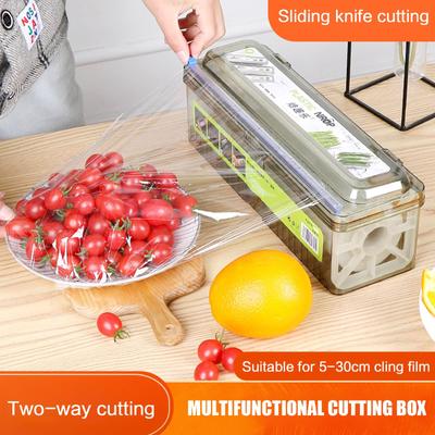 Cling Film Cutter, Tin Aluminum Foil Dispenser Cutter, Film Wrap Dispenser Kitchen Tool For Aluminum Foil, Oil-absorbing Paper