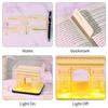Time Piece Calendar 2026 Desk Calendar With Led Light 3D Tear-Away Calendar Paper Carving Art Memo Pad Notepad Gift Christmas