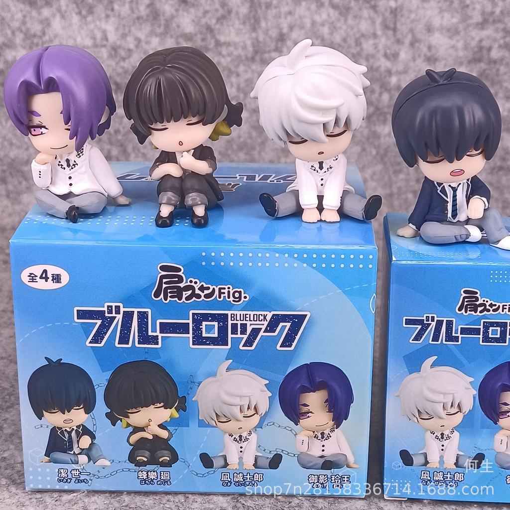 BLUE LOCK Blind Box Isagi Yoichi Bachira Meguru Nagi Seishiro Mikage Reo Model Toys Shoulder To Shoulder Action Figure Kid Gifts