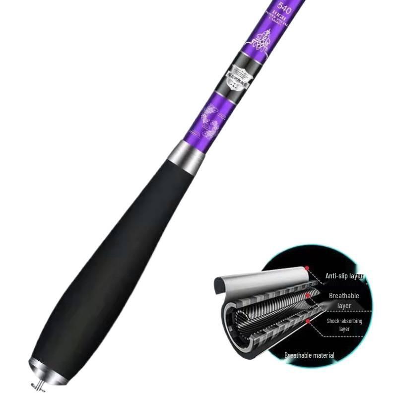 Ultra-Thin High Carbon Crucian Carp Hand Fishing Rod - Super Hard, Wild All-Around Rod, 28/19 Tone, Hot Seller