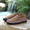 38-50 Men's Summer Anti-skid Breathable Wear-resistant Rubber Soft Sole Moccasins Beach Shoes Driving Car Shoes