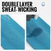 WRELS Sport Headband Sweatband Running Hair Band Yoga Fitness Gym Workout Mesh Breathable Moisture Wicking Anti Slip Hairband