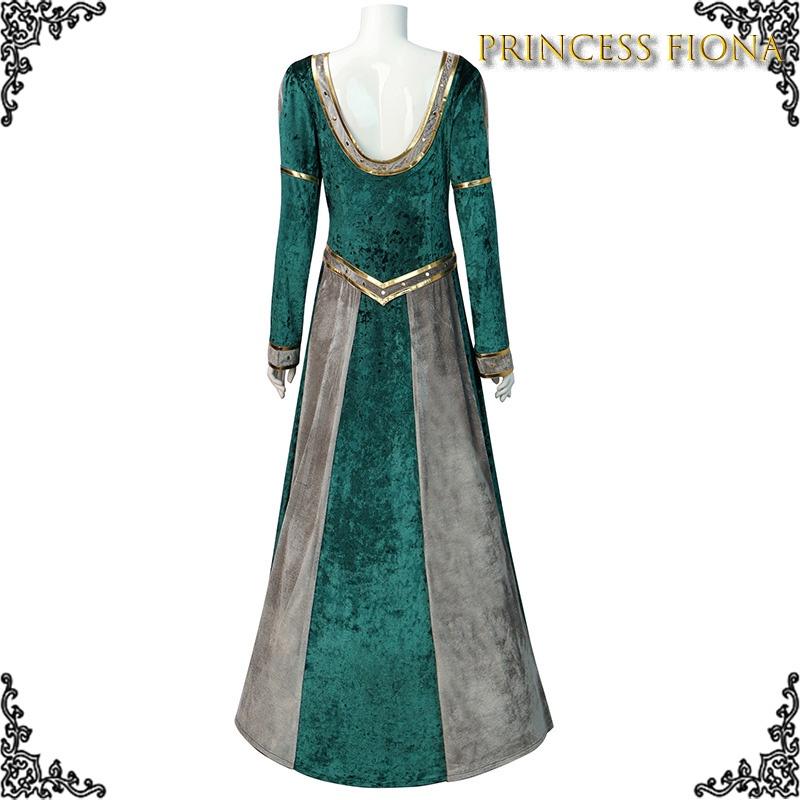 Shrek Princess Fiona Cosplay Costume For Adults Monster Themed Dress-up For Comic Con And Parties Characters)