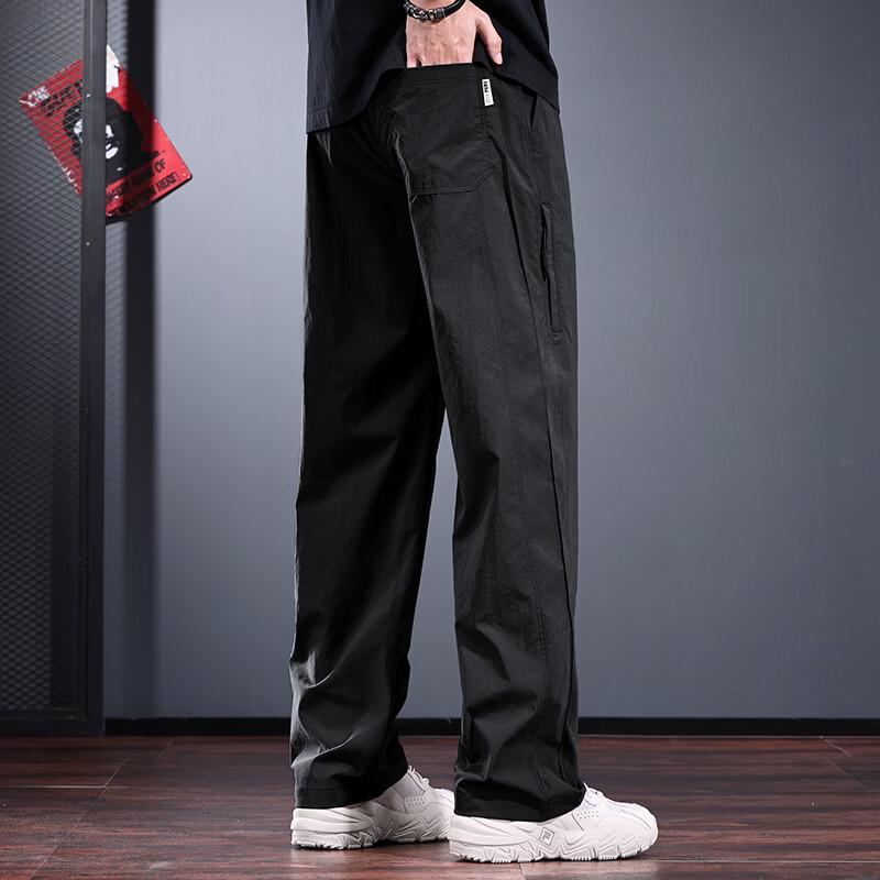 Men's Summer Loose Straight Quick-Dry Outdoor Casual Pants