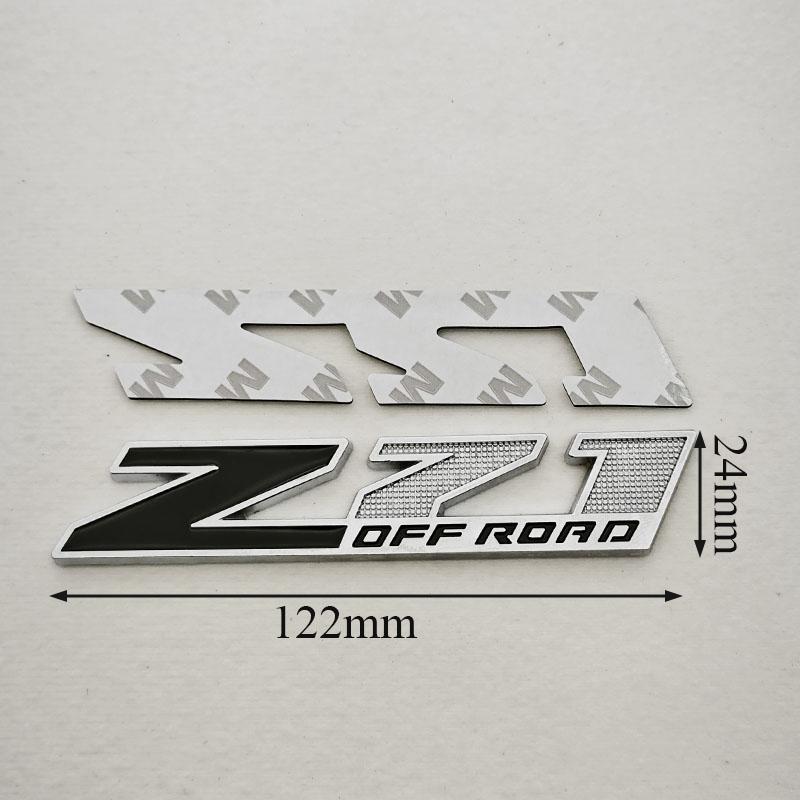 3D Metal Car Styling Logo Z71 OFFRoad Grille Badge Sticker Emblem For Chevrolet Silverado Equinox Colorado Blazer Traverse Tahoe