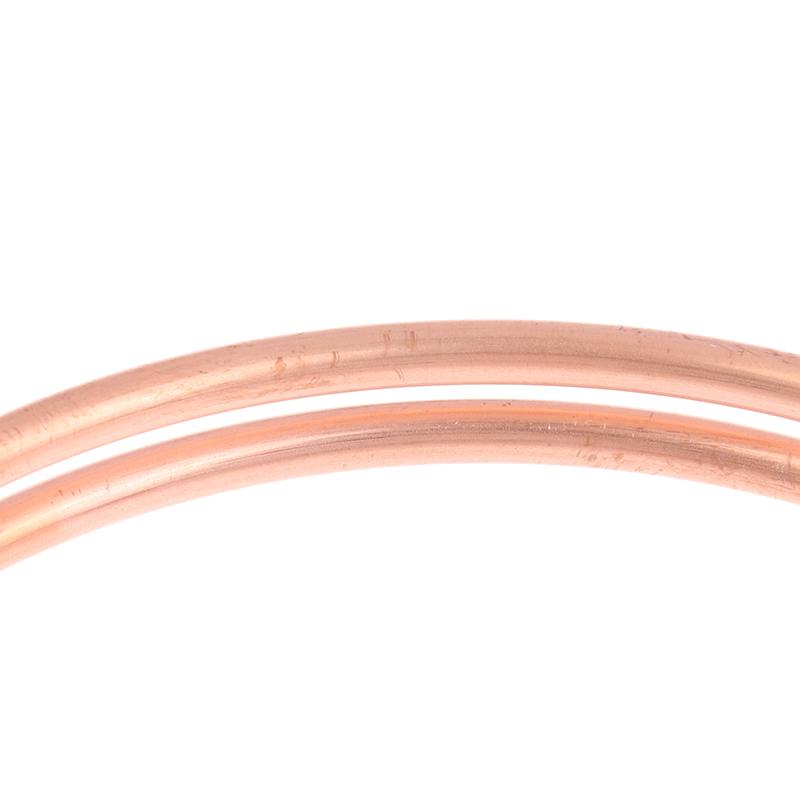 1Meter Copper Soft Copper Tube Coil Od 1.6~5.0Mm Id 0.5~1.0Mm Pure Coppers Wire Pipe Airs Conditioner Cooling Diy Crafts