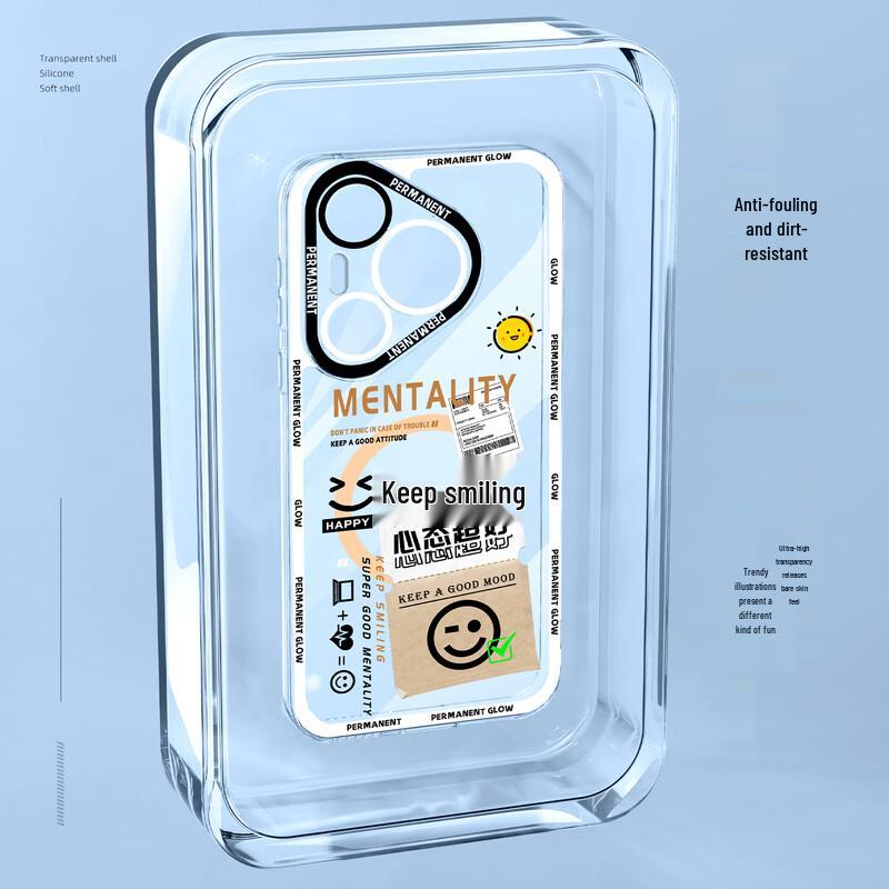 XP Cartoon Transparent Protective Phone Case for Huawei Pura Series