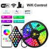 RGB 5050 Bluetooth-Lichtleiste, USB, WLAN, 5050, 24 Tasten, Neonlicht, RGB-Banddiode, flexible Leiste, TV-Hintergrundbeleuchtung, Spielzimmer-Dekoration