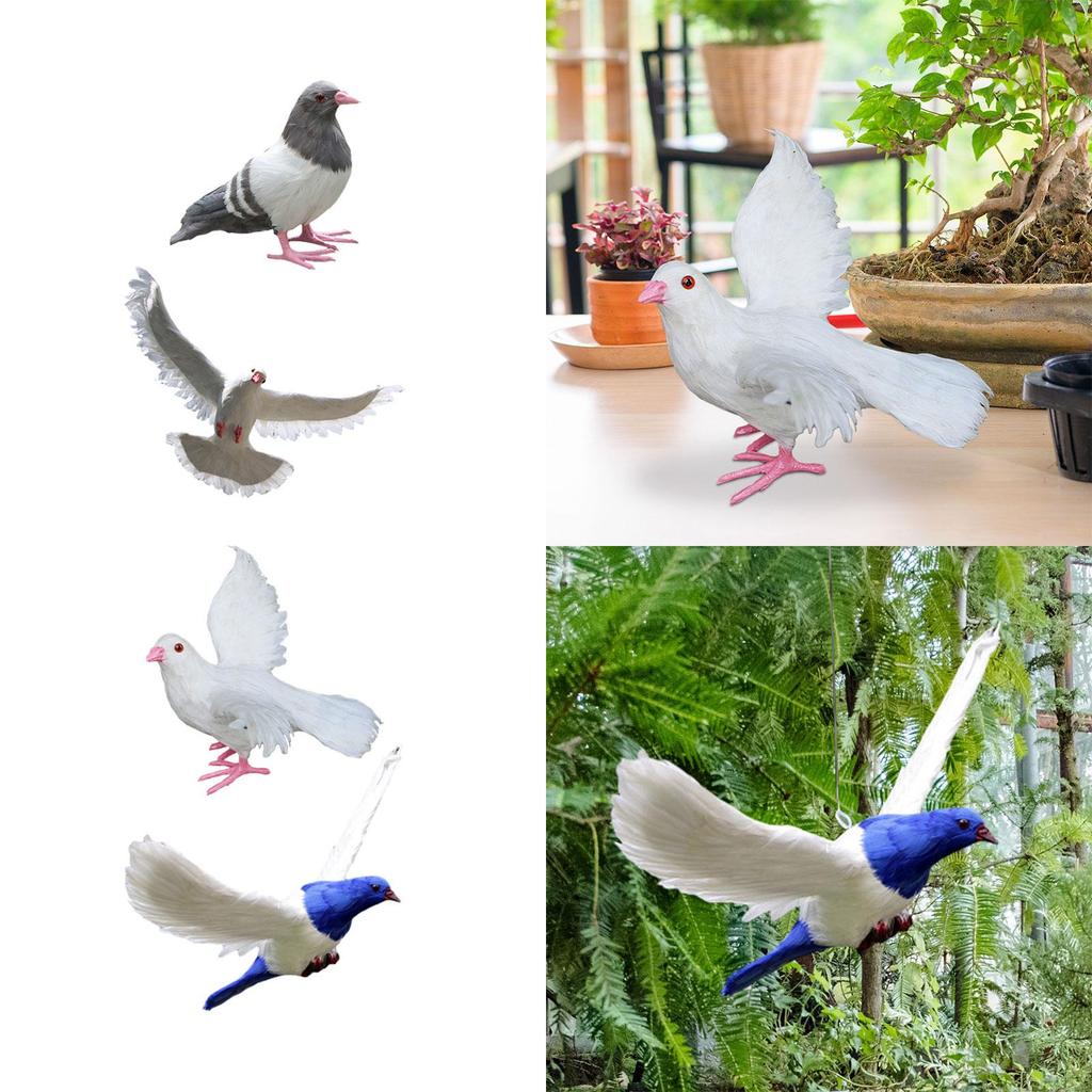 Duif Standbeeld Dierlijk Beeldje Creatief Levendig Duif Beeld Tuinbeelden voor Achtertuin Hal Bruiloftsthema Feest Buiten