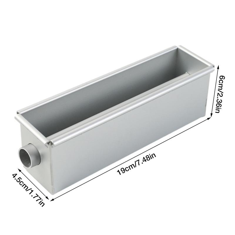 Flowing Heart Cake Mold Bread Baking Pan Non-Stick Loaf Pans Toast Box Alloy Square Heat Resistant Cake Mold With Removable Tube