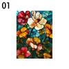 Colorful Stained Glass Film Self-adhesive Frosted Opaque Window Film Toilet Hotel Club Art Decoration Privacy Window Films
