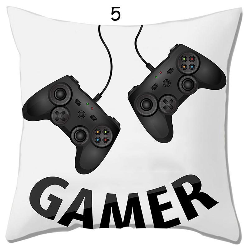Gift for Boy Gamer Print Pillowcase Bedroom Decorative Polyester Cushion Cover  Pillows Decor Home Linen Pillow Case