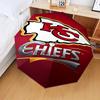 Kansas City Chiefs Logo Umbrella Folding Umbrella, Automatic Umbrella 8-Frame for Travel, Camping Use Gift for Halloween Christmas