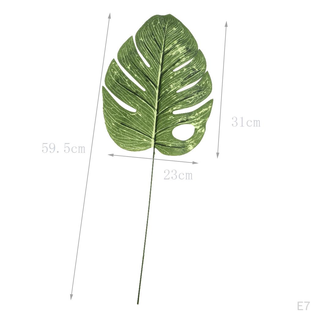 5 Artificial Faux Foliage Palm Home Decor