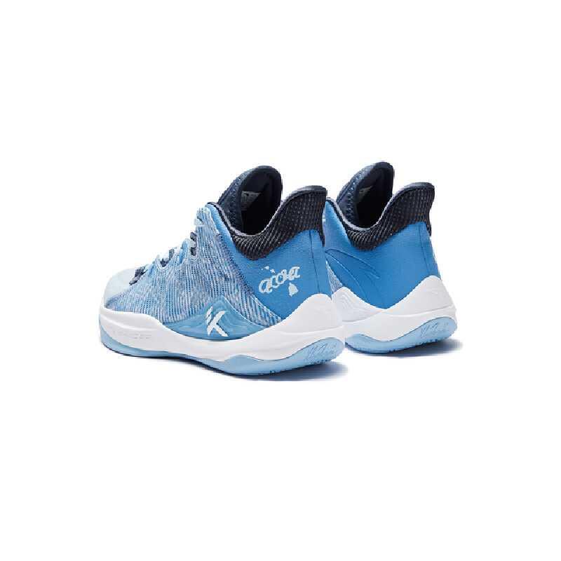 Anta Fashionable Comfortable Non-Slip Low-Top Kids Basketball Shoes Kids Sneakers Sky-Blue Water-Blue 312441115U-2