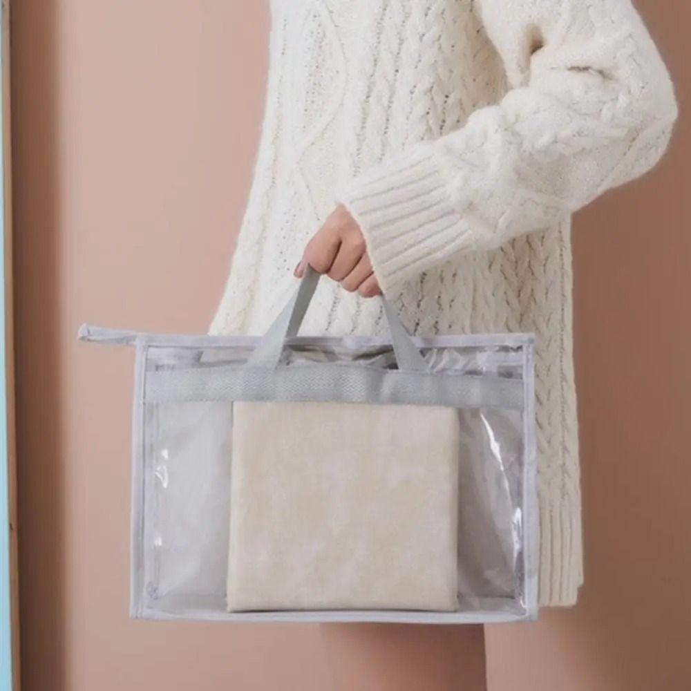 PVC Storage Bag Hanging Dustproof Bag Storage Box Handbag Dust Bag Travel