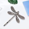 5pcs Dragonfly Hair Clip Fashion Silver Metal Dragonfly Shaped Hair Clips For Women Girls Party Hair Accessories
