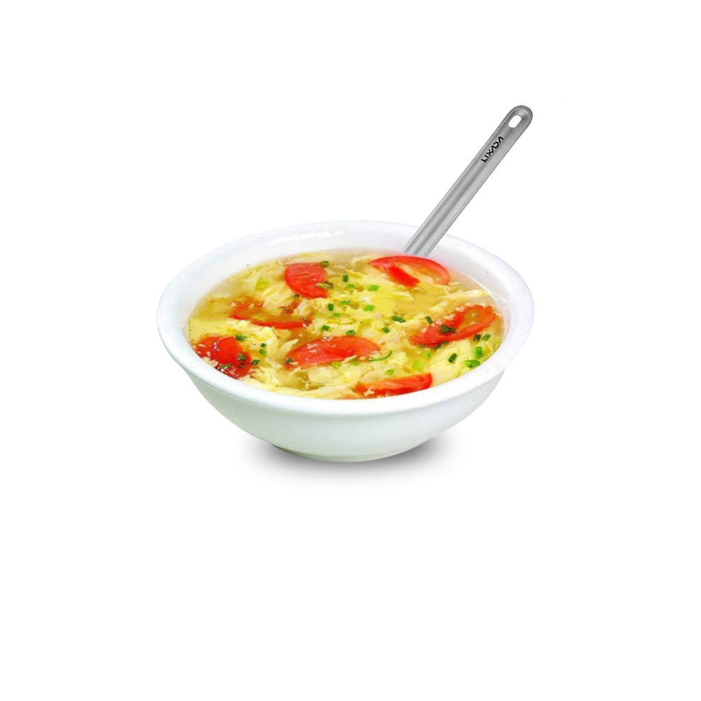 Lixada Titanium Long Handle Spoon with Polished Bowl Outdoor Portable Dinner Spoon Cutlery Camping B