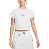 ACG Dri-Fit Round Neck Quick-Dry Fashion Short Sleeve T-Shirt Women Tops Mountain-White HM6085121