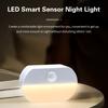 3-Piece Matte LED Smart Sensor Night Light, Motion Sensor, Battery Powered, Free Standing or Wall Mountable