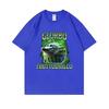 Italian Brainrot Glorbo Fruttodrillo T Shirts Watermelon Crocodile Funny Meme T-shirt Summer Men Women Fashion Oversized Tops