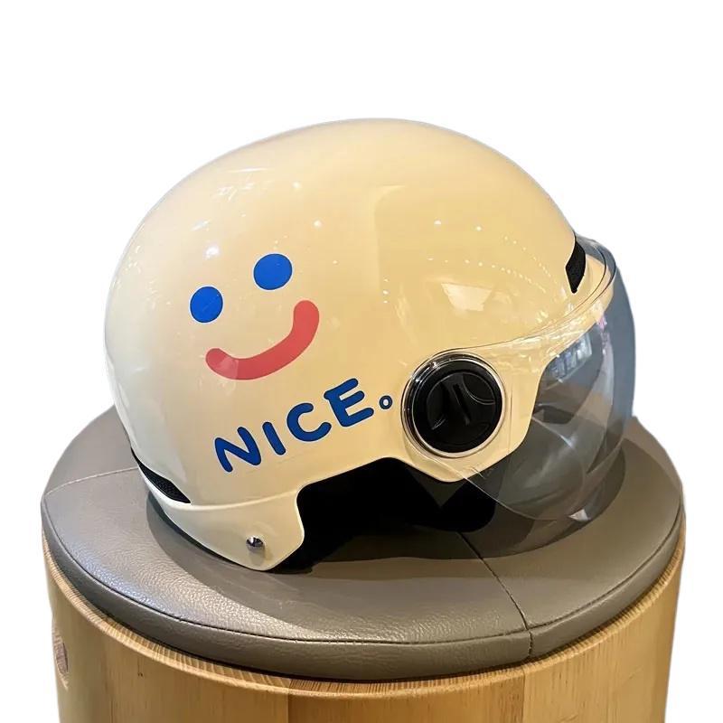 Electric Bicycle & Motorcycle Helmet: Personalized Cartoon Summer Sun Protection for Men & Women