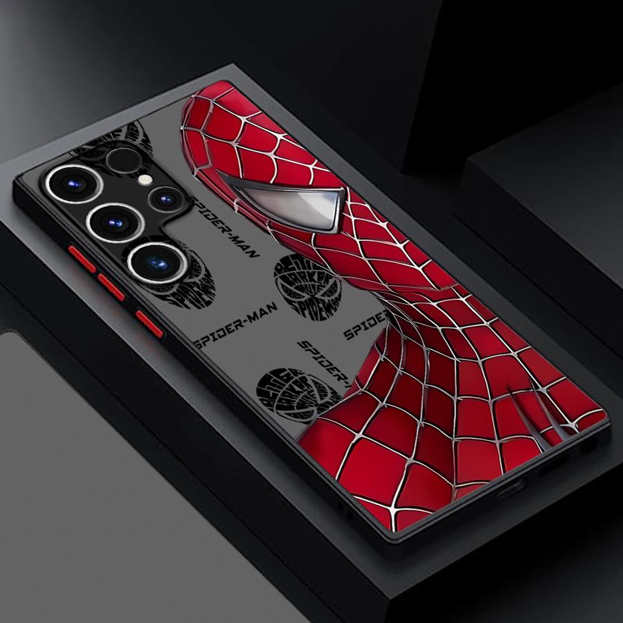 Case for Samsung Galaxy S26 S22 S23 FE S20 S25 Ultra S21 S24 Plus Note 20 10+ Funda Phone Cover Marvels Spider-Man Venom