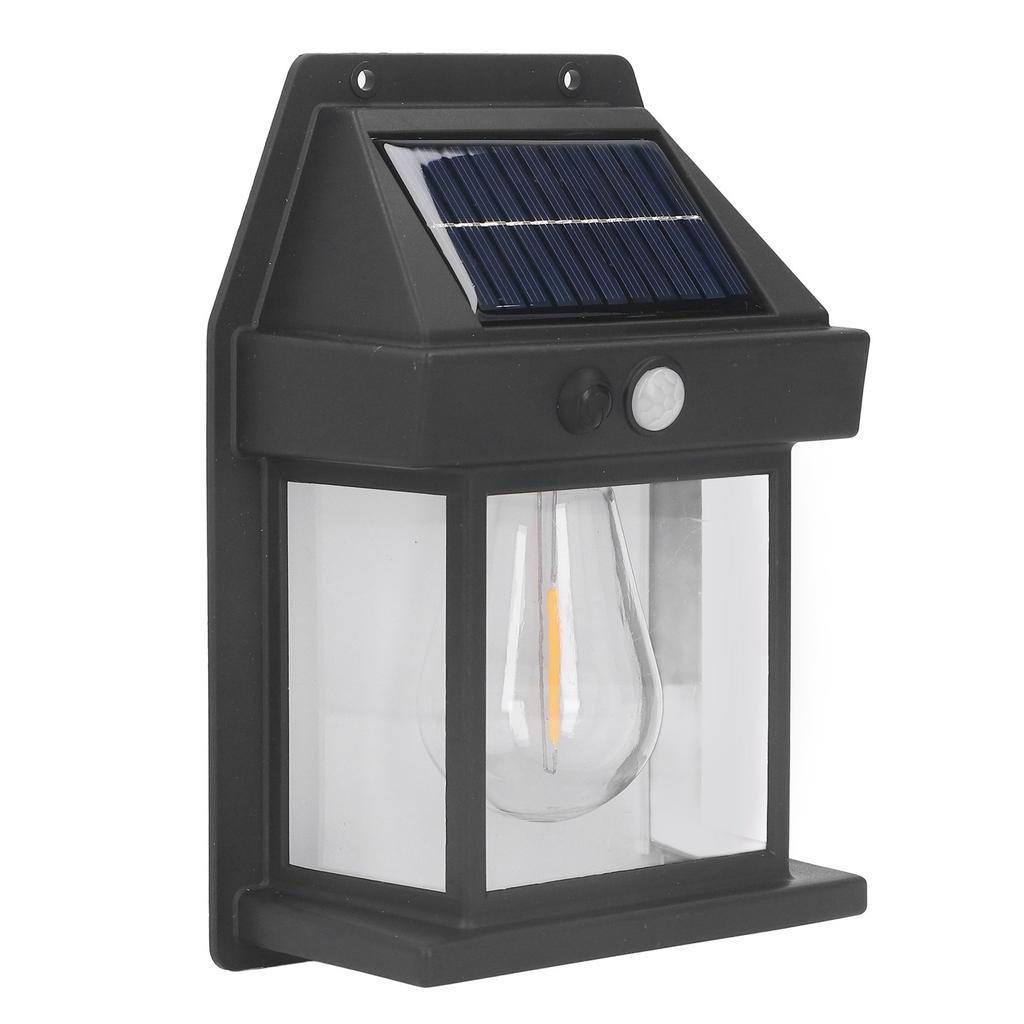 Solar Tungsten Wall Light Outdoor Sensor Interaction Lamp Exterior Lighting Fixtures Wall Mount IP65 Waterproof