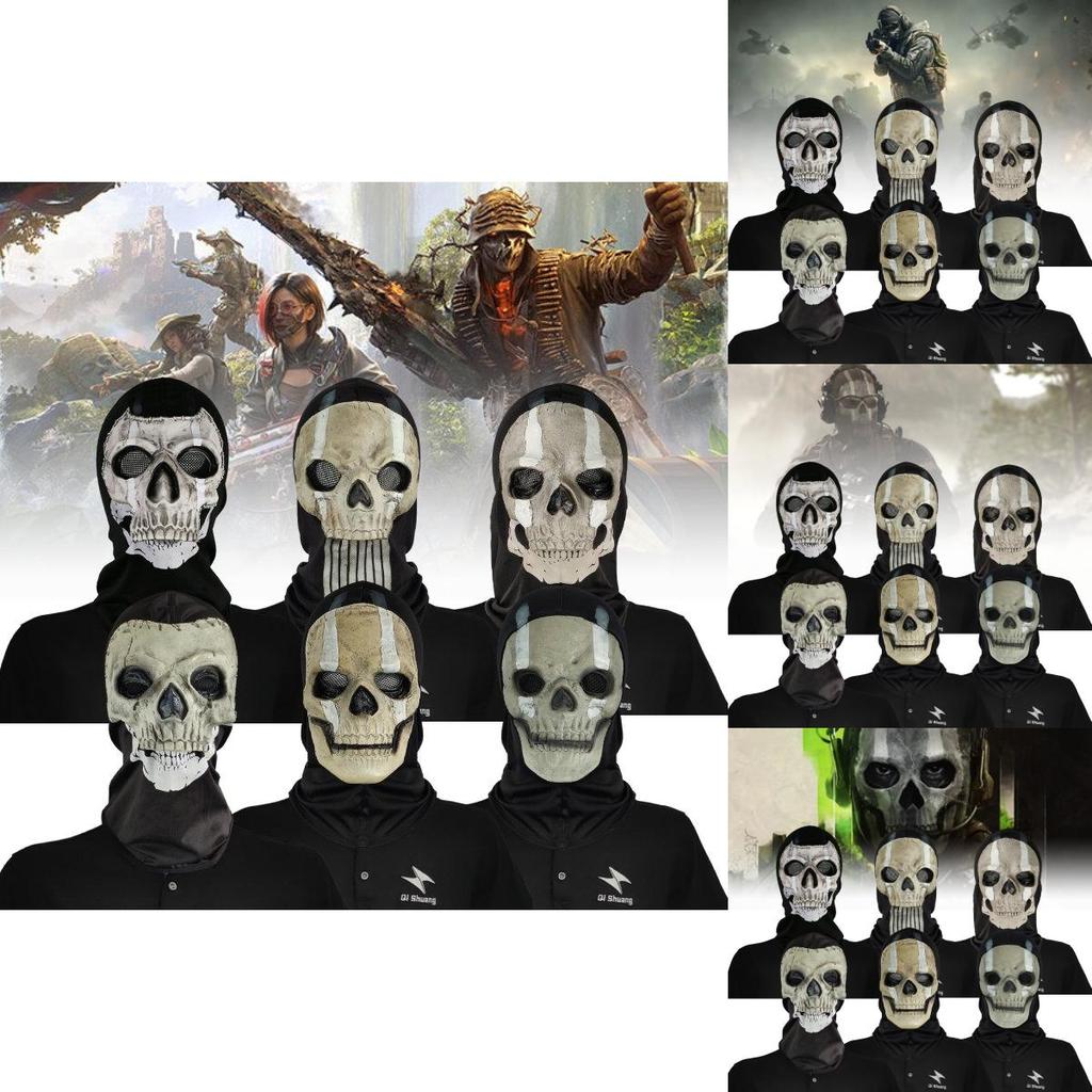 High Quality Call Of Duty Dual Line Face Mask For Fun Costume Parties And Halloween Events