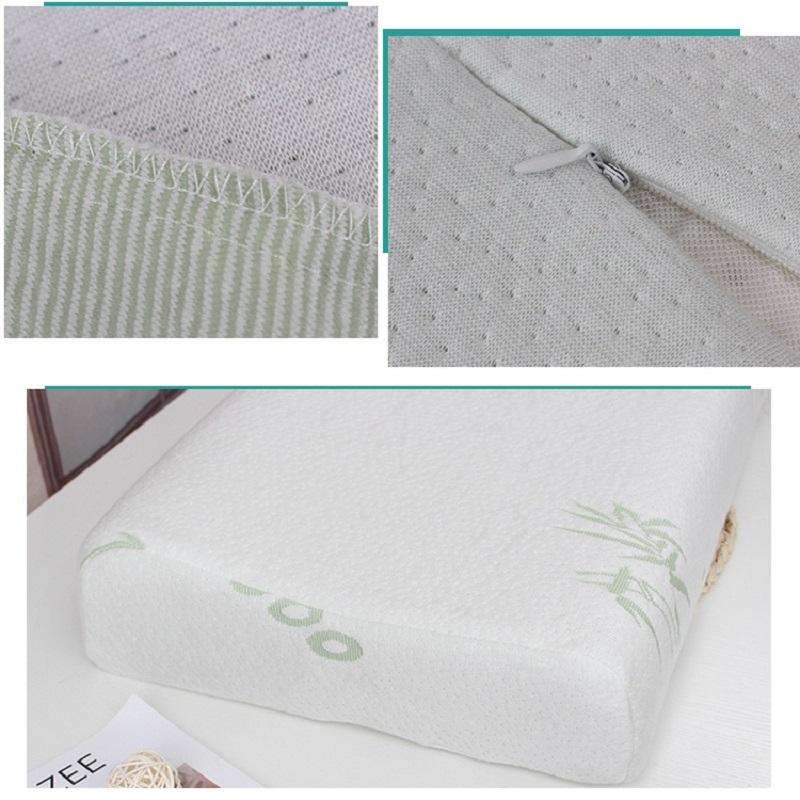 Bamboo Fiber Latex Pillowcase Bamboo Flower Pattern Memory Foam Pillowcase 60x40 Home Adult Pillowcase Pillow Cover