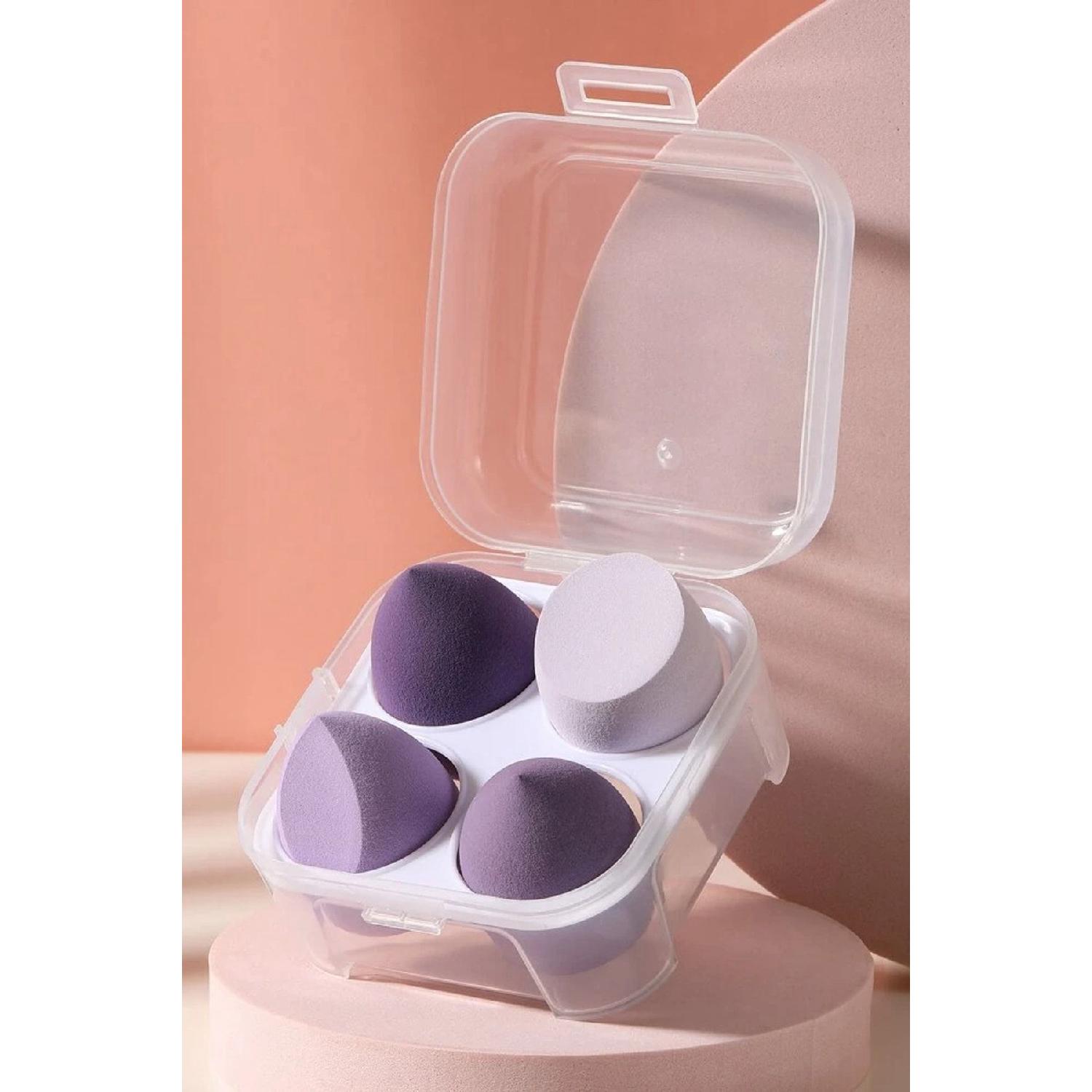 

Набір губок для макіяжу Lilac Tones Pear з 4 пластикових коробок