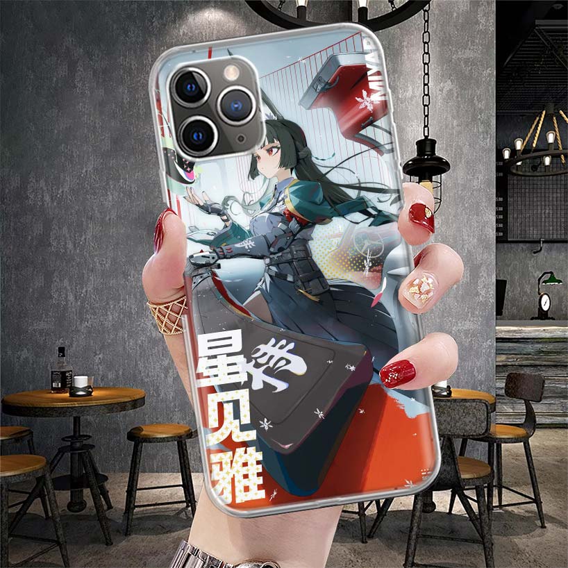 Zenless Zone Zero Hoshimi Miyabi Soft Phone Case For IPhone 11 17 Air 16E 16 Pro Max 15 + 14 Plus 13 Mini 12 Apple 7 SE 8 Fundas