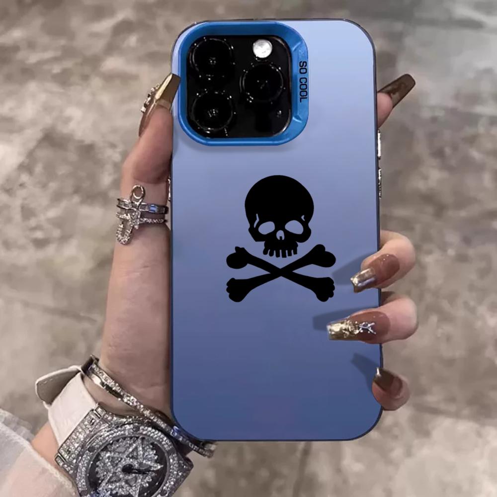 Personality Cool Fashion Phone Case For iPhone 17 Pro Max 17e 16e 15 17 Air 14 13 12 11 Pro Max 8 Plus X IMD Shockproof Cover
