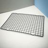 4Pcs Black BBQ Grill Net Mesh Hole Cake Cooler Drying Stand Bread Cooling Rack  Cooling Grid Tools