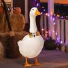 Funny Pumpkin Ghost Skull Decor Halloween Goose Bow Tie, Porch Statue Accessories, Spooky Tie for Lawn Statue, Outdoor Holiday Yard Versatile Costume