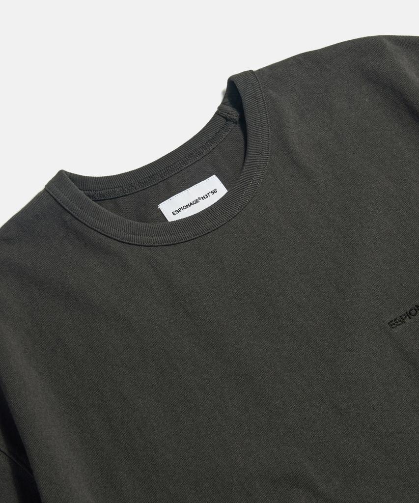 ESPIONAGE Standard Logo Heavyweight Tee Vintage Black