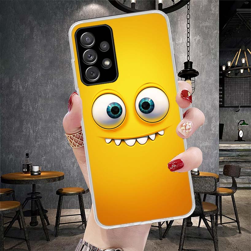 Funny Face Cute Soft Phone Case For Samsung Galaxy A13 A14 A15 A16 A17 A53 A54 A55 A56 A57 A33 A34 A35 A36 A37 A23 A24 A25 A26 G