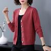 2025 Autumn/Winter Women's Elegant Short Knit Cardigan - Loose Casual Shawl Sweater