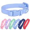 Waterproof PVC Dog Collar Soft Plastic Rubber Puppy Collar with Safety Buckle Adjustable Pet Collars for Small Medium Large Dogs
