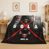 Rapper Free Anuel AA Hip Hop Flannel Blanket Soft Warm Throw Blanket for Bedroom Living Room Bed Travel Camping Picnic Gift