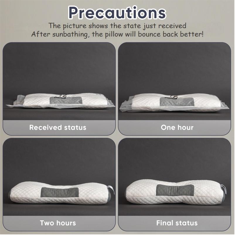 3D SPA Massage Pillow Cervical Orthopedic Neck Pillow To Help Sleep and Protect The Pillow Neck Soybean Fiber Massage Pillow