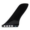 Surfbrett Finne 9,25 Zoll schraubenlose Montage Nylon Glasfaser Paddleboard Heckfinne zum Ersatz Schwarz