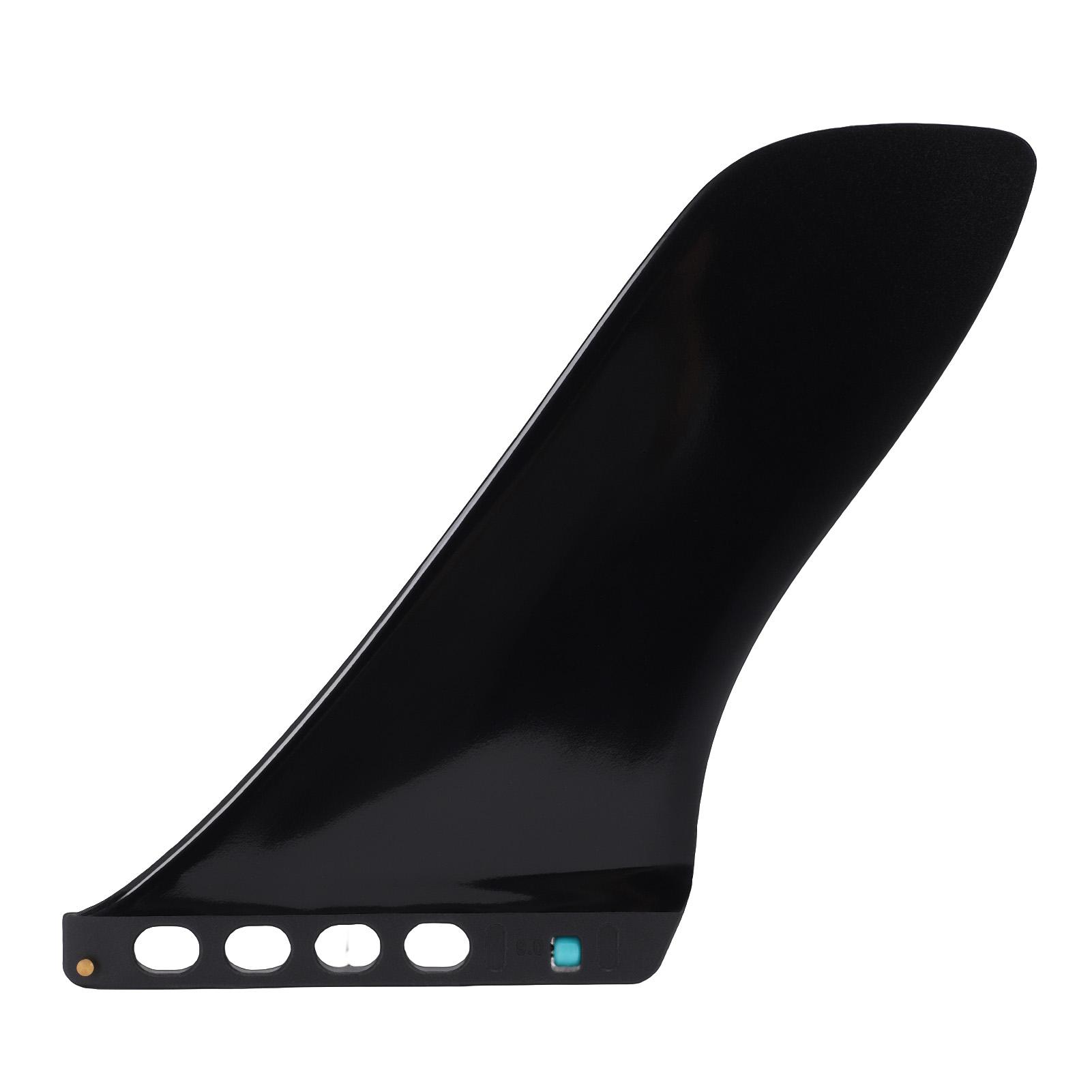 Toys Arts Black Surfboard Fin 9.25 Inch Screwless Installation Nylon Fiberglass Paddleboard Tail Fin For Replacement