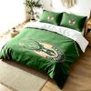 Milwaukee Bucks 3pc Duvet Cover Set Simple Modern Bedding Set Wrinkle Resistant Soft Fabric All Season Use a perfect gift