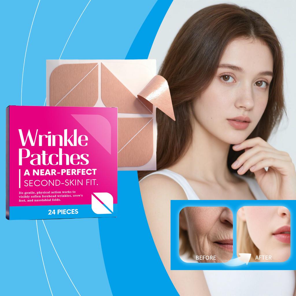 Anti-wrinkle Care Patches, Smile Line Smoothing, Wrinkle Patches, Nasolabial Line Firming Patches.