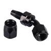 4/6/8/10/12 AN Hose Ends Fitting Aluminium Black AN Fittings Adapter Oil Fuel Pipe Reusable Fitting End 0/45/90/180 Degree