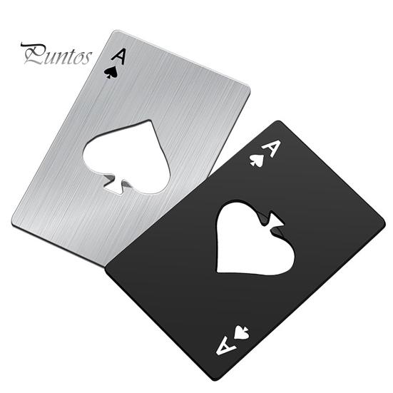 Bottle Opener High Strength Convenient Open Bottle Portable Poker Card Shape Bottle Opener for Home
