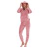 Keanu Womens/Ladies Zipped Long Pyjama Set