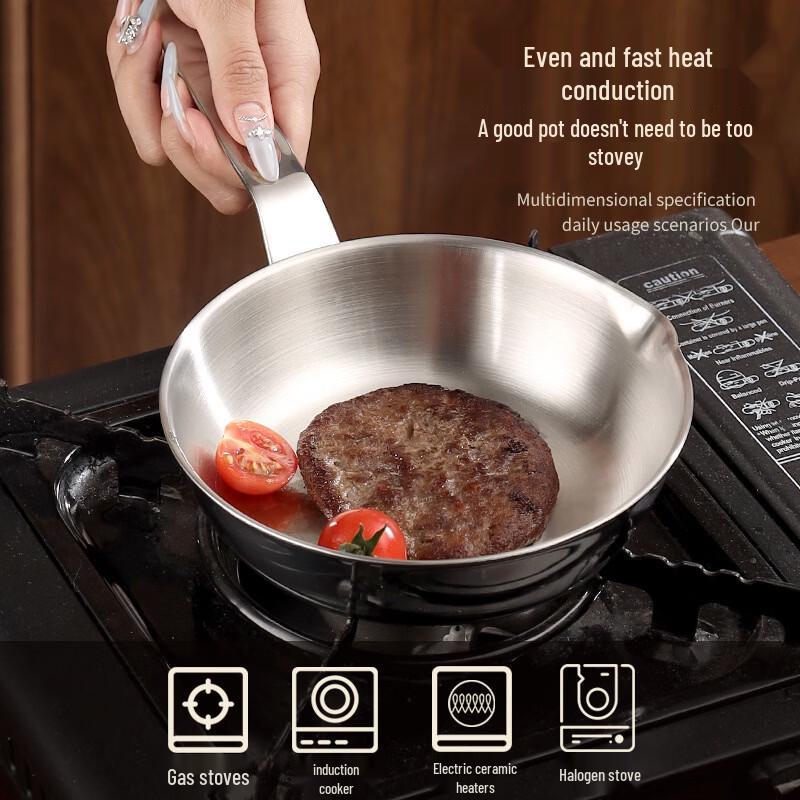 SMVP 316 Non-Coated 14cm Frying Pan